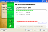 Atomic Word Password Recovery screenshot